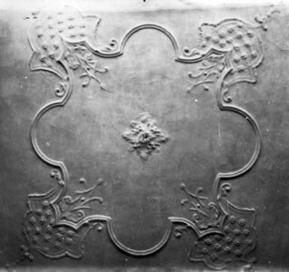 Stukkó az északi szárnyban. 20. század eleje